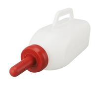 Culnflun 2L Small Milk Bottle, Thickened Leak-Proof Silicone Nipple Health and Safety, with Handle Calf Nursing Bottle is Easy to Use, Made for Calf (Upright Milk Pot)