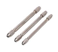 Culnflun 3 pièces étau à broche à double extrémité, perceuse à main, étau à broche manuel en acier inoxydable, outil de torsion de fil pour la fabrication de bijoux, la réparation
