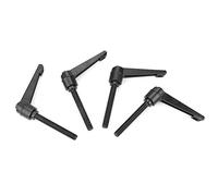 Culnflun 4 PCS Boutons de Machine réglables en Acier Inoxydable M10 Poignées à Filetage mâle pour Panneau de Commande d'équipement de Machines à Bois CNC Moulin Tour Outil pièces d (Screw length 20MM)