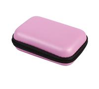 Culnflun 5 Couleurs Mini Sac de Rangement, Organisateur de Gadgets, étui Portable pour écouteur U câble de données de données, câble de Voyage Double Couches, Tout dans Un Sac de r (Rose)
