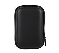 Culnflun 5 Couleurs Mini Sac de Rangement, Organisateur de Gadgets, étui Portable pour écouteur U câble de données de données, câble de Voyage Double Couches, Tout dans Un Sac de r (Noir)