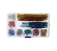 Culnflun 560Pcs Jumper Wire Kit U Shape Breadboard sans Soudure Jumper Cable Wire Kit avec boîte en Plastique 14 Longueurs pour Les projets de Circuits imprimés