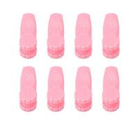 Culnflun 8 pièces pince d'acupression à la main outil de point de pression en plastique pour soulager les maux de tête de migraine entre le pouce et l'index masseur de main noir (Rose)