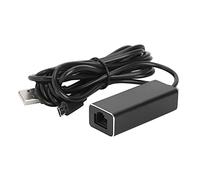 Culnflun Adaptateur Ethernet Micro USB vers RJ45 10/100 Mbps, 1 m, de Conversion en Aluminium ABS pour clés TV Firestick Chromecast Android TV Box PC
