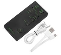 Culnflun Adaptateur sonore, Mini Carte Son Externe 300mAh Changeur Vocal 3,5 mm câble en Direct Audio pour téléphone Mobile PC Gaming Streaming