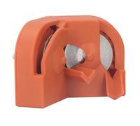 Culnflun Affûteuse de Perceuse, 1 Pièce Affuteur de Foret, Universelle À Trois Goujures en ABS, Affûteuse Portable en Acier Rapide Carbure D'acier Rapide, Avec 2 Disques de Meulage