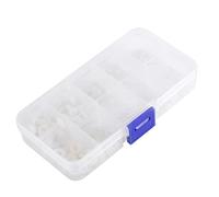 Culnflun Assortiment de 150 vis, boulons, écrous et rondelles M2, M2.5, M3, M4, M5, dans une boîte en plastique, fixations durables pour matériel électrique et mécanique, matériau