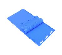 Culnflun Beeswax Press Sheet Molds, 2Pcs Silicone Beeswax Press Sheet Mold, 43.4 x 22.5cm DIY Molds Soft Press Sheet Mould Tools Beeswax Embosser Machine for Beekeeping