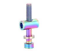 Culnflun Bike Popost vis Titanium alliage M5x30 M5x35 M5x40 Boulons de tête ronde High Strength Anti Corrosion CNC Precision Fifts For Bicycle Sect Post Remplacement Pièces (Bleu)