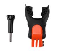 Culnflun Bite Mount Support de Bouche en Plastique Silicone Universel 3,5 Pouces pour la Plupart des caméras d'action Mains Libres pour Les Sports de Plein air Stable Confortable