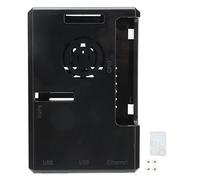 Culnflun Boîtier, 4 Modèle B ABS Boîtier de Refroidissement Coque de Dissipation Thermique Tapis Antidérapant pour Micro-Ordinateur (Without Fan)