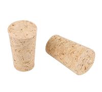 Culnflun Bouchons à vin en liège naturel bouchons effilés haute qualité étanches pour bouteilles de vin et bière tailles standardisées 10 pièces (22 * 17 * 35 pour les bouteilles de vin rouge)