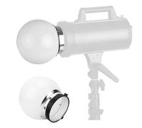 Culnflun Boule de lumière Douce, diffuseur de lumière Flash, pour Le Mont Bowens 15 cm Photographie Accessoire Alliage allié translucide diffuseur Flash pour Portrait Produit studi