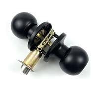 Culnflun Bouton de Porte Intérieur avec Serrure, Bouton Rond de Confidentialité pour Salle de Bain et Chambre, Métal, 3 Clés Incluses