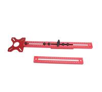Culnflun Bracket de rainure de bruits de bruits de moulage 4in1, gabarit de carré de routeur en alliage en aluminium, pour le matériel d'armoire, guide de routeur de bois, ou