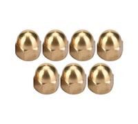 Culnflun Brass Cap Nuts, Round Head Hexagon Nut Set Vehicle Fasteners for Cars Tricycles Electric Vehicles M3 M4 M5 M6 M8 M12 (M6 (20pcs))