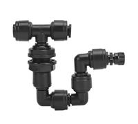 Culnflun Brumisateur de Reptiles pour Terrarium, buse d'arrosage réglable rotative à 360 degrés pour réservoir de forêt Tropicale, Amphibiens, Plantes, ABS Durable, pulvérisation f