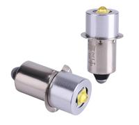 Culnflun Bulbe de remplacement de lampe de poche LED, 23 mm * 9 mm 3W 6 24V P13.5S Travail d'urgence Mménage des torches de lampe, pour la randonnée en camping Activités extérieure
