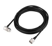 Culnflun Câble de connecteur UHF PL259 de 5M pour Support d'antenne Mobile d'autoradio Câble coaxial de Transmission de Signal pour l'installation d'équipement de Communication rad