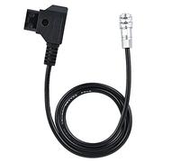 Culnflun Câble de Connexion D Tap vers 4K pour caméra cinéma 4K, câble d'alimentation de caméra Externe de 0,5 m avec Manchon renforcé, Compatible avec Batterie V Mount Gold Mount, (0,khm)