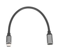 Culnflun Câble d'extension USB C mâle vers Femelle 60 W, Cordon d'extension de Type C Prend en Charge la vidéo 4K à 60 Hz pour Moniteur Thunderbolt, Ordinateur Portable, Tablette, (0,25m)
