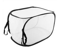 Culnflun Cage Pliable pour Papillons avec Fermeture éclair en Maille pour élever des chenilles, Papillons reproducteurs, Protection des semis, Cage d'observation Portable pour terr