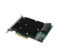 Culnflun Carte SATA, HBA Card, Carte D'extension Contrôleur HBA LSI SAS 9300 16I, PCIe Ethernet Network Card, Contrôleur de Port 16 SAS/SATA 12 Gbit/s Haute Vitesse, pour Windows Linux VMware Freebsd