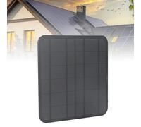 Culnflun chargeurs de panneau solaire compatibles, Chargeur de Caméra à Panneau Solaire, pour Batterie de Caméra Ring Spotlight pour Batterie Stick Up Cam étanche IP65 Panneau Solaire Mural 12W (Noir)