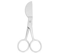 Culnflun Ciseaux de coupe en bec de canard, poignée ergonomique en caoutchouc en acier inoxydable pour le touffetage de tapis, la coupe de fils et les projets d'artisanat généraux (Argent)