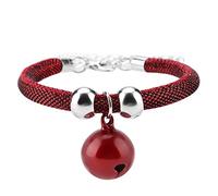 Culnflun Collier pour Chat avec Cloche, Collier réglable en Nylon pour Animaux de Compagnie, Tour de Cou de 20 à 38 cm, adapté aux Petits Animaux comme Les Chats (J Ian Hong)