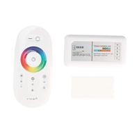 Culnflun Contrôleur LED RGBW avec télécommande Tactile sans Fil 2,4 G, variateur RF DC12 à 24 V 8 A 144 W pour Bande Lumineuse LED RVB RGBW, 20 Modes dynamiques, portée de 30 m, éc