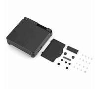 Culnflun Coque de rechange complète en ABS, kit de réparation complet avec jeu de boutons, coque extérieure pour console de jeu portable pour Advance GBA SP, multicolore en option (Black)