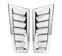 Culnflun Couvercle de ventilation de capot en ABS galvanisé, remplacement fonctionnel de ventilation de capot, accessoire modifié de voiture avec gabarit de découpe pour la (Galvanoplastie SI-AT26104)