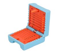 Culnflun Découpeuse de câbles à fibre optique, gamme 1,2 à 3,3 mm, outil ABS portable avec 12 lames en acier tungstène pour dénuder les tampons et les gaines, avec rangement des