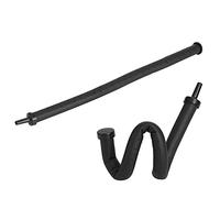 Culnflun Diffuseur à Bulles pour Aquarium, Lot de 2 Tubes Souples de 60 cm, Rideau de Bulles pour Bac à Poissons et Culture Hydroponique (Tête Unique de 20 cm, 5 pièces par Paquet)