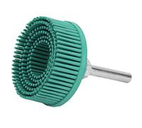 Culnflun Disque brosse Emery Rouge de broyage en caoutchouc Rettrage du disque de corrode pour l'aluminium métallique 50 mm 2 pouces 50# 80# 120# Machine de forage électrique (Vert)
