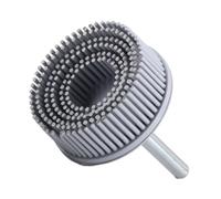 Culnflun Disque brosse Emery Rouge de broyage en caoutchouc Rettrage du disque de corrode pour l'aluminium métallique 50 mm 2 pouces 50# 80# 120# Machine de forage électrique (Blanc)
