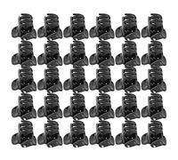 Culnflun En plastique Mini Clips 100PCS Noir Forte Poignée Petite Griffe Pinces À Cheveux pour Femmes Filles Accessoires De Cheveux BRICOLAGE Artisanat Partie Vie Quotidienne