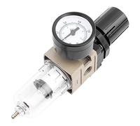 Culnflun Ensemble régulateur de filtre de compresseur d'air, séparateur d' d'eau AW2000-02 avec manomètre, régulateur de filtre pneumatique, unité de traitement de l'air avec