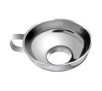 Culnflun Entonnoir de mise en conserve à large bouche en acier inoxydable, outils de cuisine, Gadgets avec poignée adaptés à la fabrication de confiture (11.9cm)
