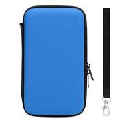 Culnflun Étui pour Nintendo Switch, Coque avec 8 Emplacement, Sac de Voyage, Hard Eva Shell Travel Pouch, Rangement Sac EVA, Housse Sacoche de Transport Rigide Anti Choc Pochette avec Espace(Bleu)