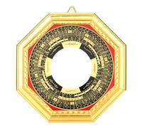 Culnflun Feng Shui Convex Convex Concave Bagua Mirror richesse Luck Home Business Outdoor Wood 13,5 cm 5.3in (Diamètre 13,5 cm miroir convexe)