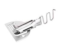 Culnflun Guide de bord en cuir d'attachement de reliure d'ourlet pliant pour la Machine à coudre de pied de marche (Imported 18MM)