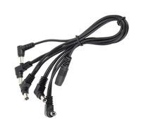 Culnflun Guitar Effect Pedal Power Cable, Guitar Pedal Power Supply Adapter with 5 Way Daisy Chain Cables AC Wall Charger Power Adapter for Bass Guitar Effect Pedals