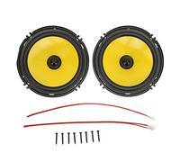 Culnflun Haut-parleurs de portière de voiture 6 pouces 600 W, système audio stéréo coaxial haute puissance avec bobine acoustique à dissipation thermique pour véhicule et camion, 2
