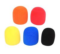Culnflun Housse en mousse pour microphone 5 pièces, housse en mousse éponge anti-chute pour microphone, protection douce et respirante durable, pour les performances sur scène de k