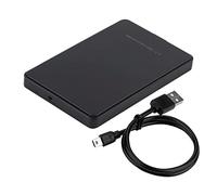 Culnflun IDE Port parallèle Boîte à Disque Dur Mobile, 2,5 Pouces de Haut débit HDD Boîtier de Stockage Externe sans vis pour Ordinateur Portable PC Black