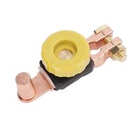Culnflun Interrupteur de déconnexion de batterie à poteau supérieur, avec structure composite en laiton et ABS, isolateur de coupure de rouille pour systèmes électriques de voiture