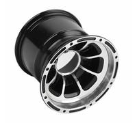 Culnflun Jante de Roue de VTT, Roue de VTT Haute Résistance Sportive, Jante de Roue en Alliage D'aluminium 8 Pouces, pour Quad Bike Go Kart Cart (Roue arrière)