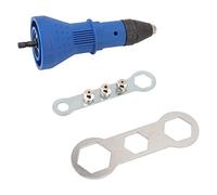 Culnflun Kit d'adaptateur de Pistolet à Riveter électrique, Adaptateur de Pistolet à Riveter Multifonctionnel pour Les devoirs de Bricolage, Le Travail du Bois, matériau ABS, Taill